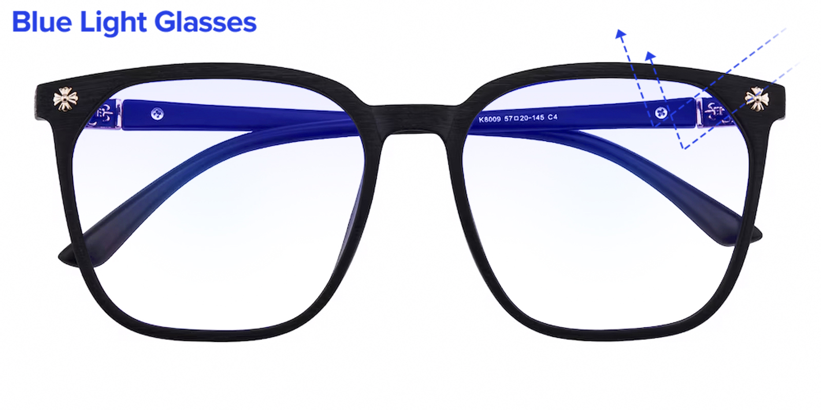 Racine Red Square Acetate Eyeglasses